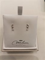 Orecchini Miluna Donna in Oro bianco Diamante ERD1252